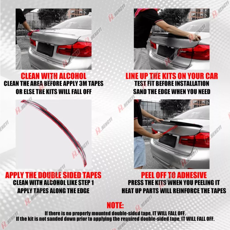 MAG FITS GTI MK6 2010-2013 - REAR HATCH SPOILER ROOF