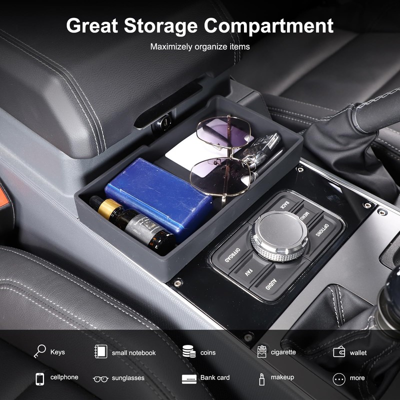 Tumukiw Center Console Organizer Compatible with INEOS Grenadier 2020-2024, Armrest