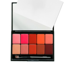 Mustaev Lipstick Cheek Shadow Color Pro 10 Color Palette BNS / 머스테브 립스틱 치크 섀도우 발색 프로 10색 팔레트 BNS