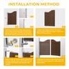 goldenwarm Self-Return Saloon Door Hinges, 2 Set – 304 Stainless