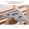 Aladeno Triangle Ruler, Aluminum Alloy Right Angle Ruler, 45/90 Degree,