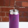 DrinkPod Vacuum Insulated Flask, Stainless Steel, Purple, 200ml