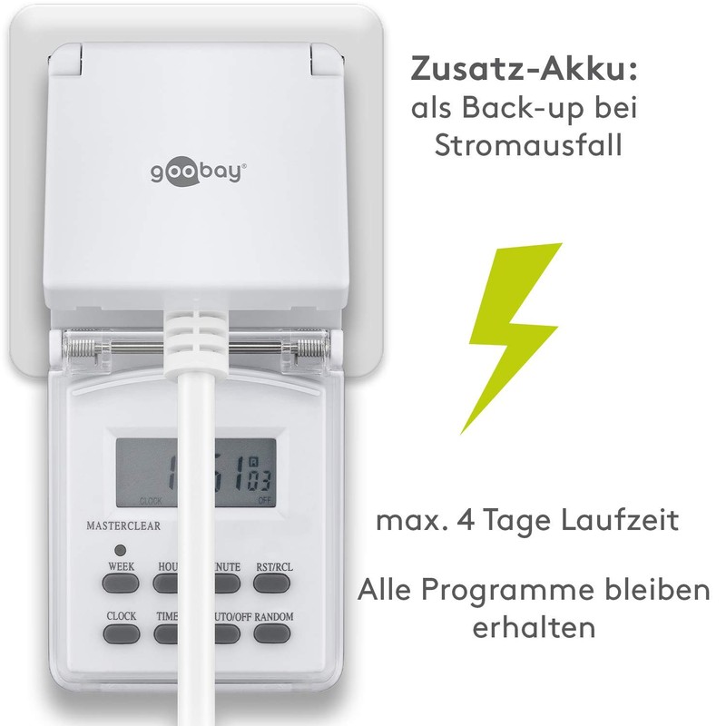 Goobay Digital Timer with Precise and Comfortable Control