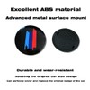 Car M 3 Color 82mm Front Hood Emblem and 74mm