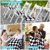 Tinideya 12 Pcs Flannel Fleece Throw Blanket Bulk 50 x