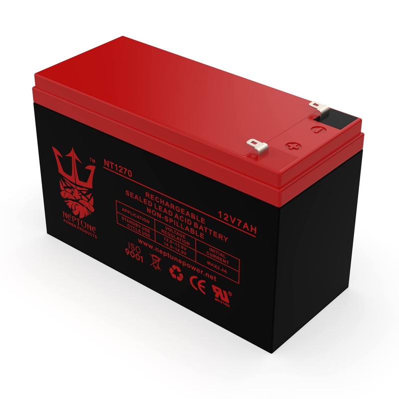 Neptune 12V 7Ah NT-1270 Rechargeable SLA Sealed Lead Acid Battery
