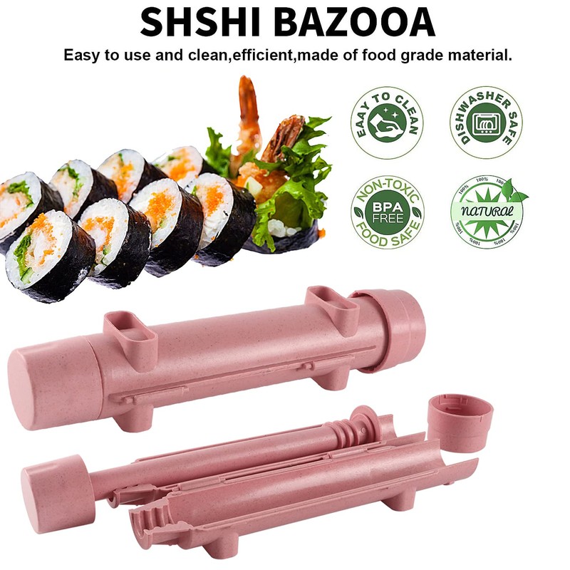 Thanice Upgraded Sushi Making Kit, 14-piece Sushi Kit Sushi Roller