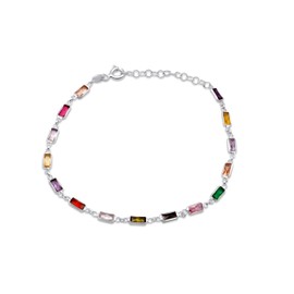 Magie Schmuck Colors of Retro Bracelet, One size, Sterling Silver, Cubic Zirconia