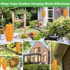 Wasp Traps Outdoor Hanging,Bee Killer,Sticky Wasp Trap for Outside,Effective Carpenter