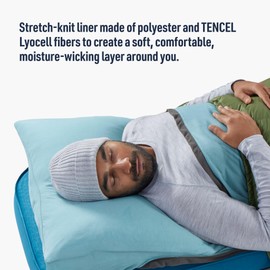 Sea to Summit Comfort Blend Sleeping Bag Liner, Rectangular w/Pillow Sleeve