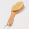 Cepillo Corporal Madera Bambú Natural Curveado Ecológico F