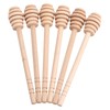 50Pcs/set Household Wooden Jam Honey Dipper Jar Dispensing Collecting Stirring