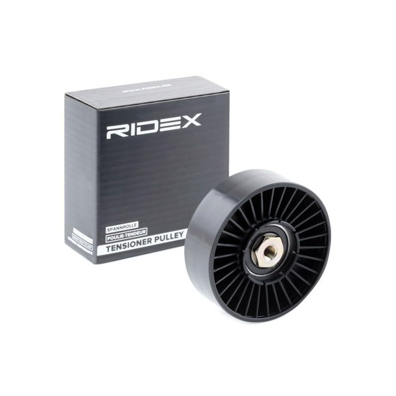 RIDEX 310T0027 Tensioner Pulley V-Ribbed Belt Plastic