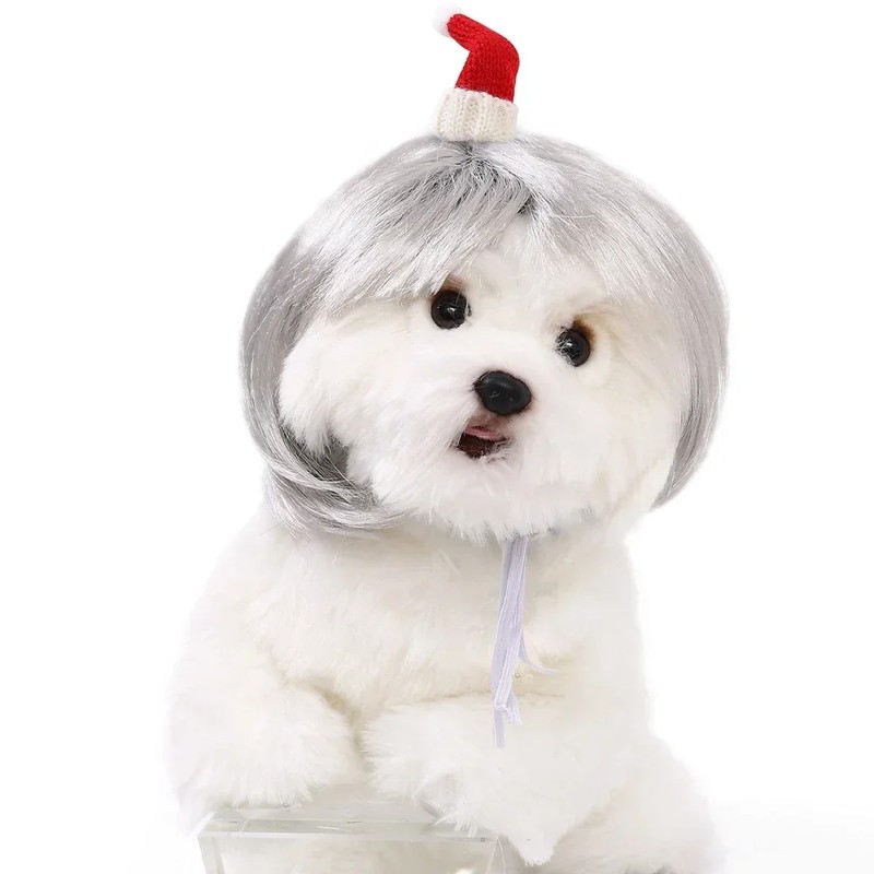 Pet Wig for Cats & Dogs – DIY-Trimmable Curly or