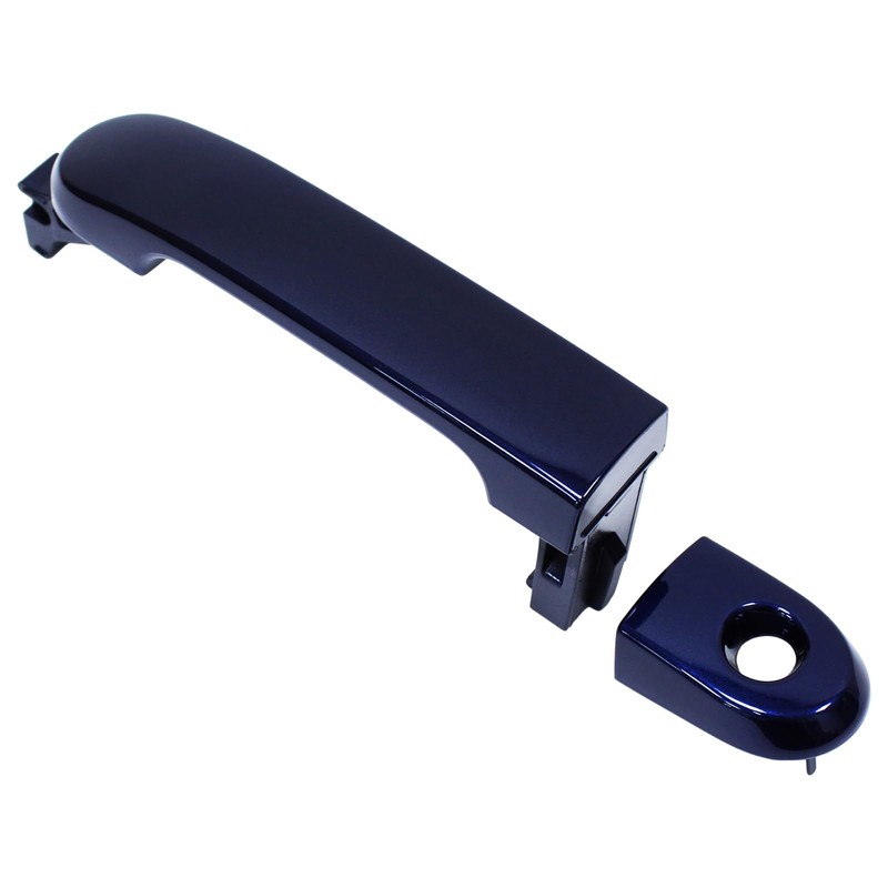 MOTOKU Blue Exterior Door Handle with Keyhole for Nissan Versa