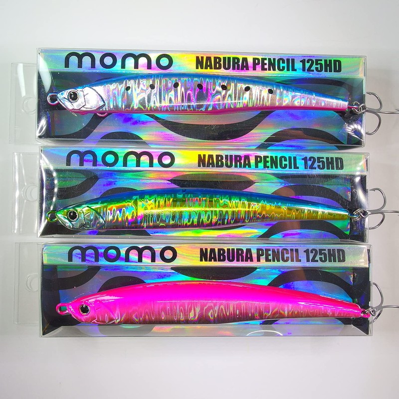 momolures Bass Lures NABURA PENCIL 125HD 36g Wire through Sinking