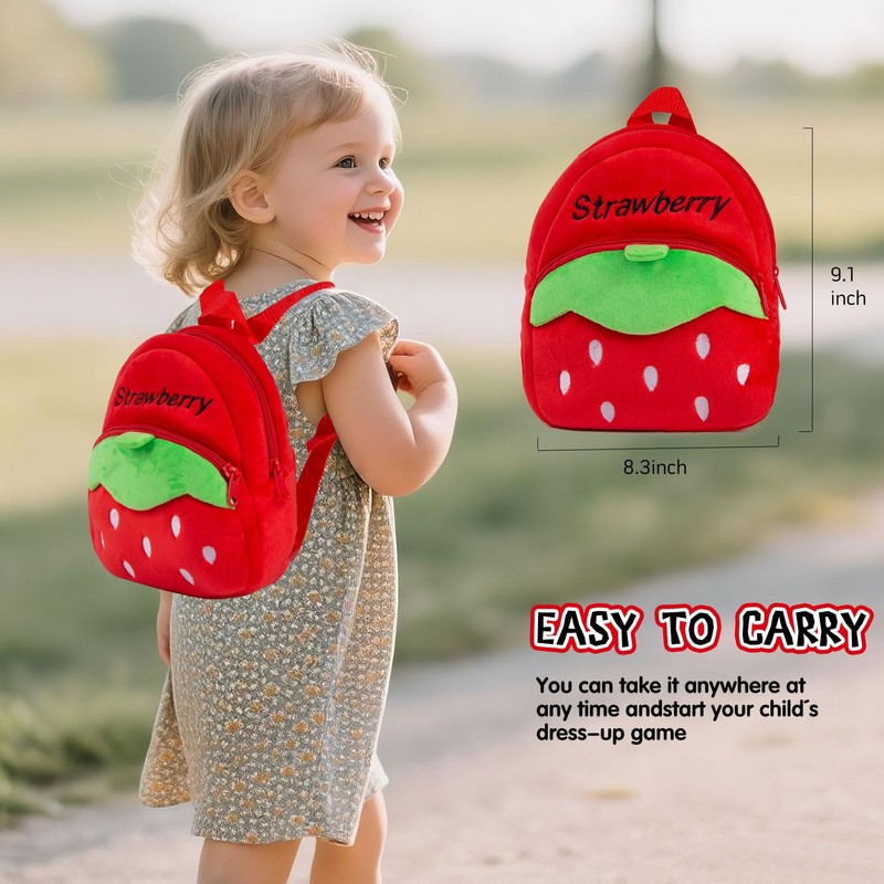10Pcs Baby Doll Accessories Set Adjustable Diapers and Bag Feeding