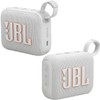 JBL Go 4 Ultra-Portable, Waterproof and Dustproof Bluetooth Speaker (White)