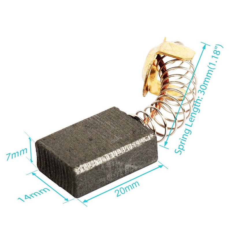 sourcing map Carbon Brushes for Electric Motors Replacement 19mm x