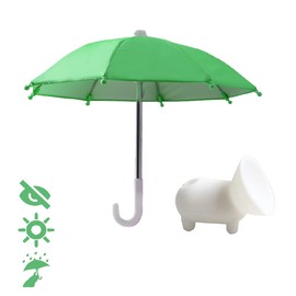 AXLORP Phone Umbrella for Sun - Cell Phone Umbrella Sun Shade Suction Cup Stand, Mobile Phone Holder with Universal Adjustable Anti-reflective Glare Blocking for Outdoor