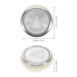 GLEAVI Elevator Spare Parts 2 Pack Elevator Alarm Button Warning Bell Button Replacement for Lifts
