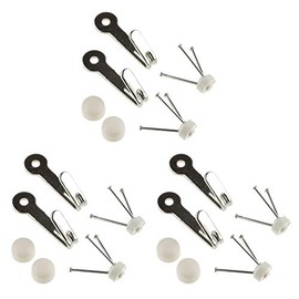 Fukui Metal Crafts Wall Hanging Hooks, Metal Fittings for Plasterboard 4292 J-Hook S (Single) (2 Pieces) x 3 Sets