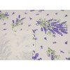 BIANCHERIAWEB Tablecloth for Kitchen and Living Room Lavender Design Made
