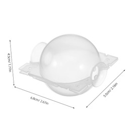 BESPORTBLE 10pcs Plant Root Growing Box Reusable Air Layering Propagation Kit with Drain for Healthy Root Growth Transparent Design for Home Gardening and Education