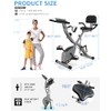LINBOLUSA Indoor Exercise Bike for Seniors, 5 IN 1 Foldable