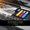 4Pcs Ink Cartridges Compatible Refill Replacement 4 Colors BK C