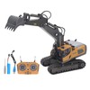 2.4G RC Excavator Toy Rotatable Full Functional Lighting Music Alloy