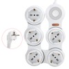 Power Strip Deformation 5 Concave Jack 10A with Power Indicator
