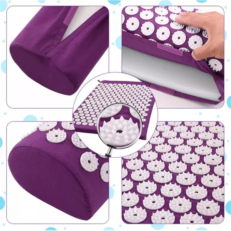 UXOWOXXU 100pcs 지압 플라스틱 스파이크 침술 매트 네일 스트랩 랩