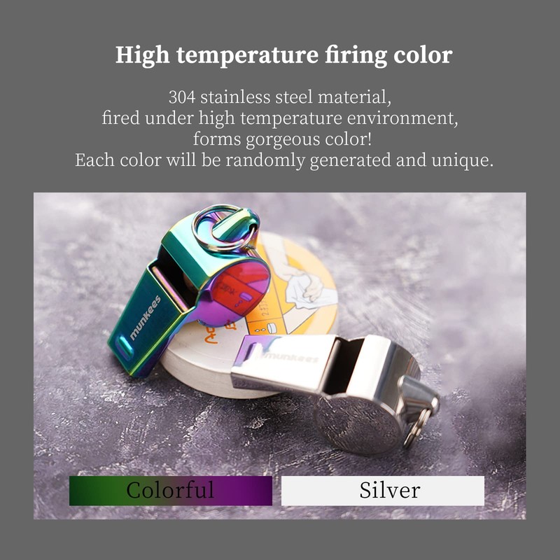 munkees Whistle, Mountain Climbing, Outdoor, Loud Whistle, Disaster Preparedness Goods,
