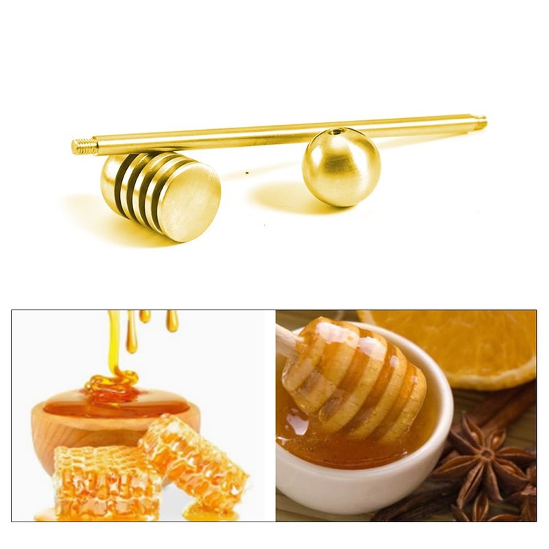 Stainless Steel Honey Dipper, Honey & Beverage Stick, Approx 6.3