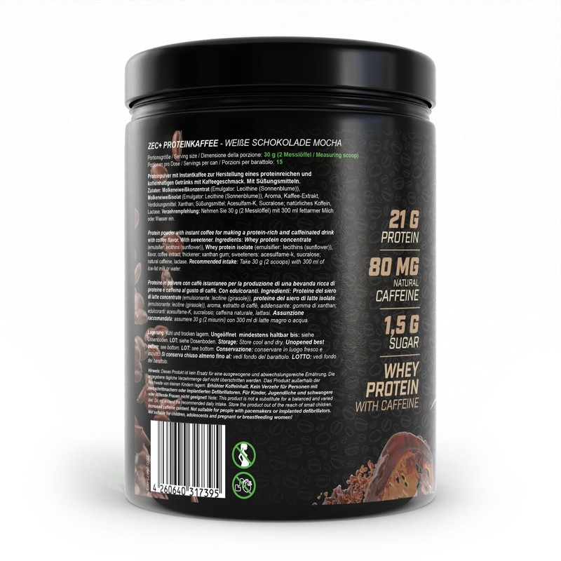 ZEC+ Protein Coffee White Mocha