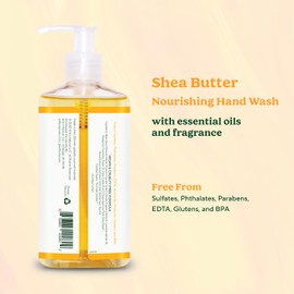 South Of France SoF Nourishing Hand Wash - With Moisturizing Sea Algae, Coconut & Olive Oil- Vegan & Non GMO- Free From Phthalates, Sulfates & Parabens- Shea Butter - 8 oz Bottle 3 Pack