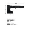 JXE JXO Camping Hatchet, 9.8" Full Tang Mini Camping Axe,