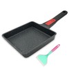 Bobikuke Tamagoyaki Non-Stick Omlette Pan, Rectangular Japanese Pan with Removable