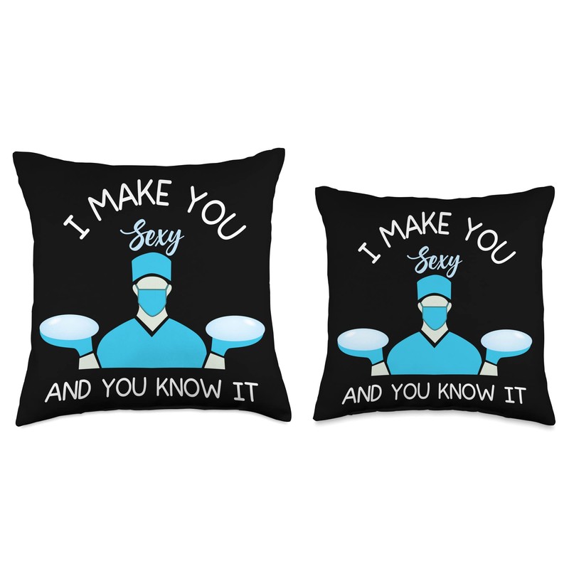 Plastic Surgery Plastic Surgeon Throw Pillow