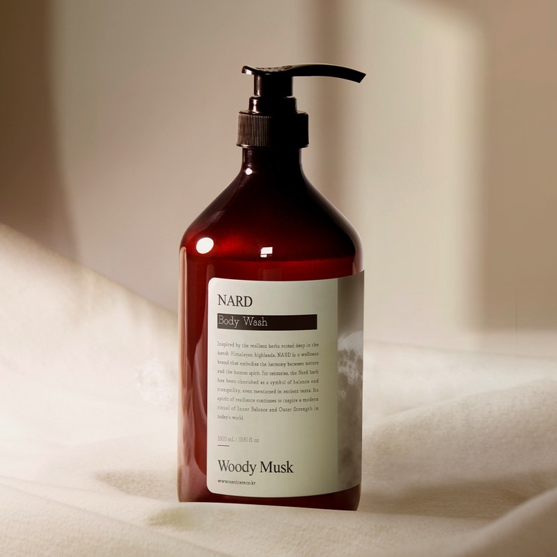 Nard Body Wash Woody Musk, 1L, 1 piece