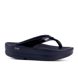 OOFOS OOmega OOlala Recovery Sandal, Black - Women’s Size 10