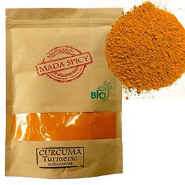 Madagascar Organic Turmeric Ground 500 g Gourmet Quality Resealable Bag