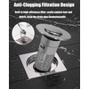 Bathroom Sink Drain Strainer Universal Stainless Steel Drain Strainer, Pop