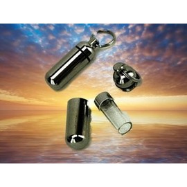 Memory Keepsakes Classic Anointing Oil Holder/Vial Keychain with Velvet Pouch