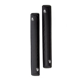 Creatures of Leisure Aero Pads, Square, Durable Cushioned Pads, UV Treated Material, Corrosion Resistant Velcro Fastened, Black Orange, 28in