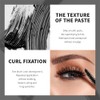 Black feather Mascara, Lengthening and Thick, Long Lasting, Waterproof, Smudge-Proof