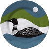 Merritt Loons by Kate Nelligan 11.5-inch Melamine Dinner Plate, Set