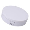 Motorized Rotating Display Stand White USB Charging Round 3 Speeds