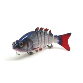 FISHIN ADDICT Swimbait Multi Jointed fishing Lure realistic dace roach pattern and swim action 83mm 12 grams